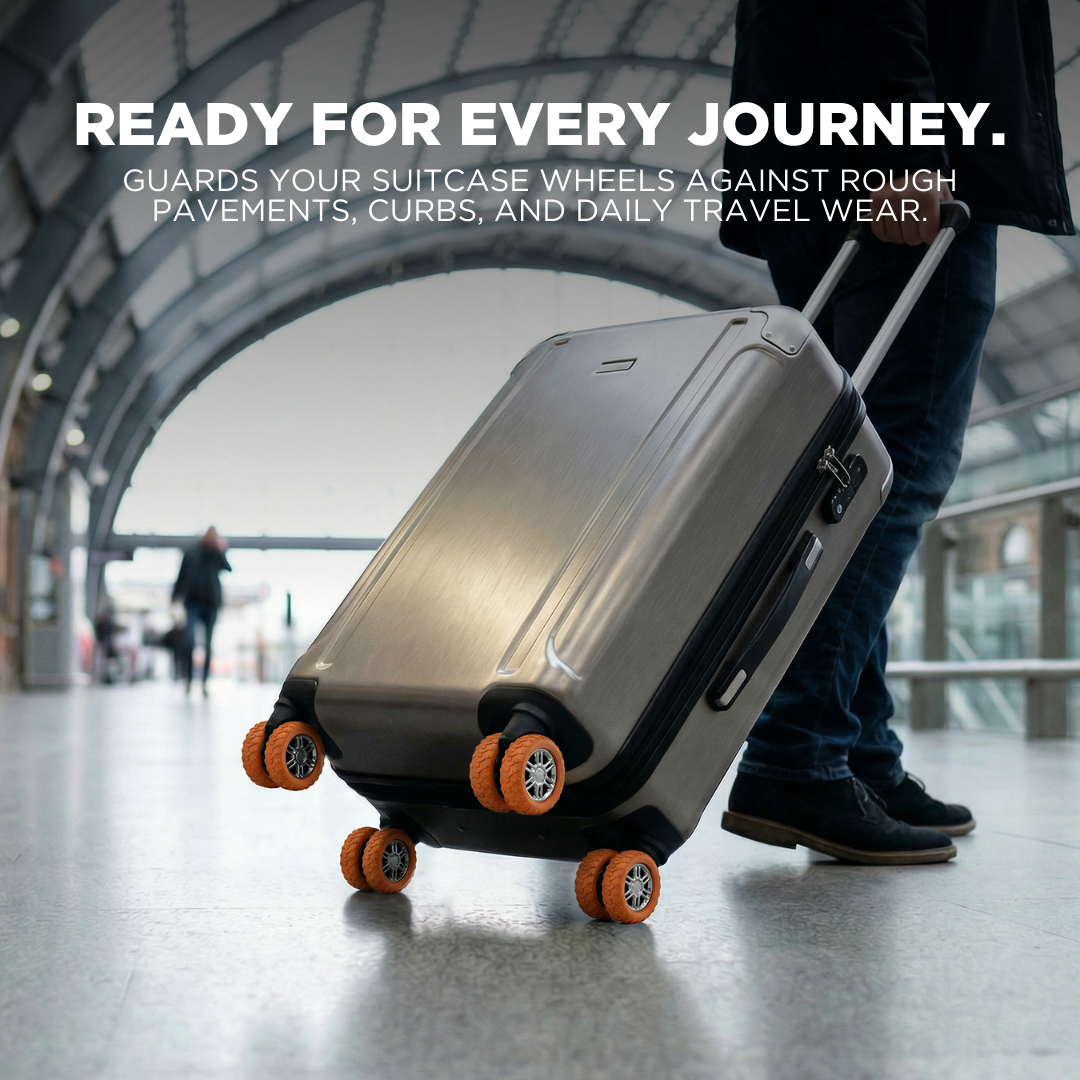 Luggage Wheel Protectors | 8 Pack