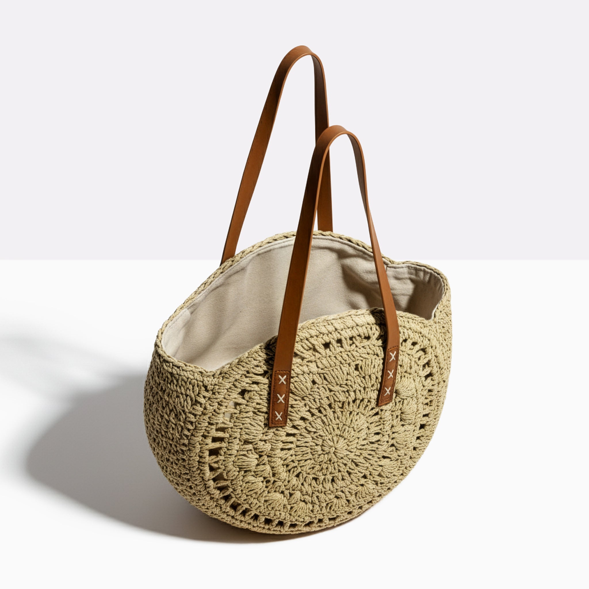 Shoreline Straw Tote