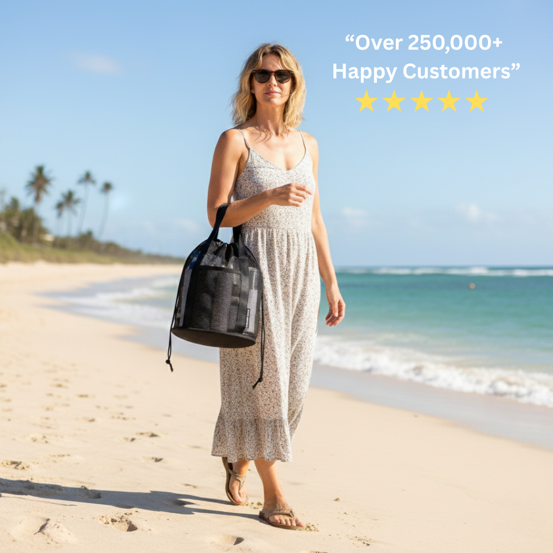 Alba Drawstring Beach Tote