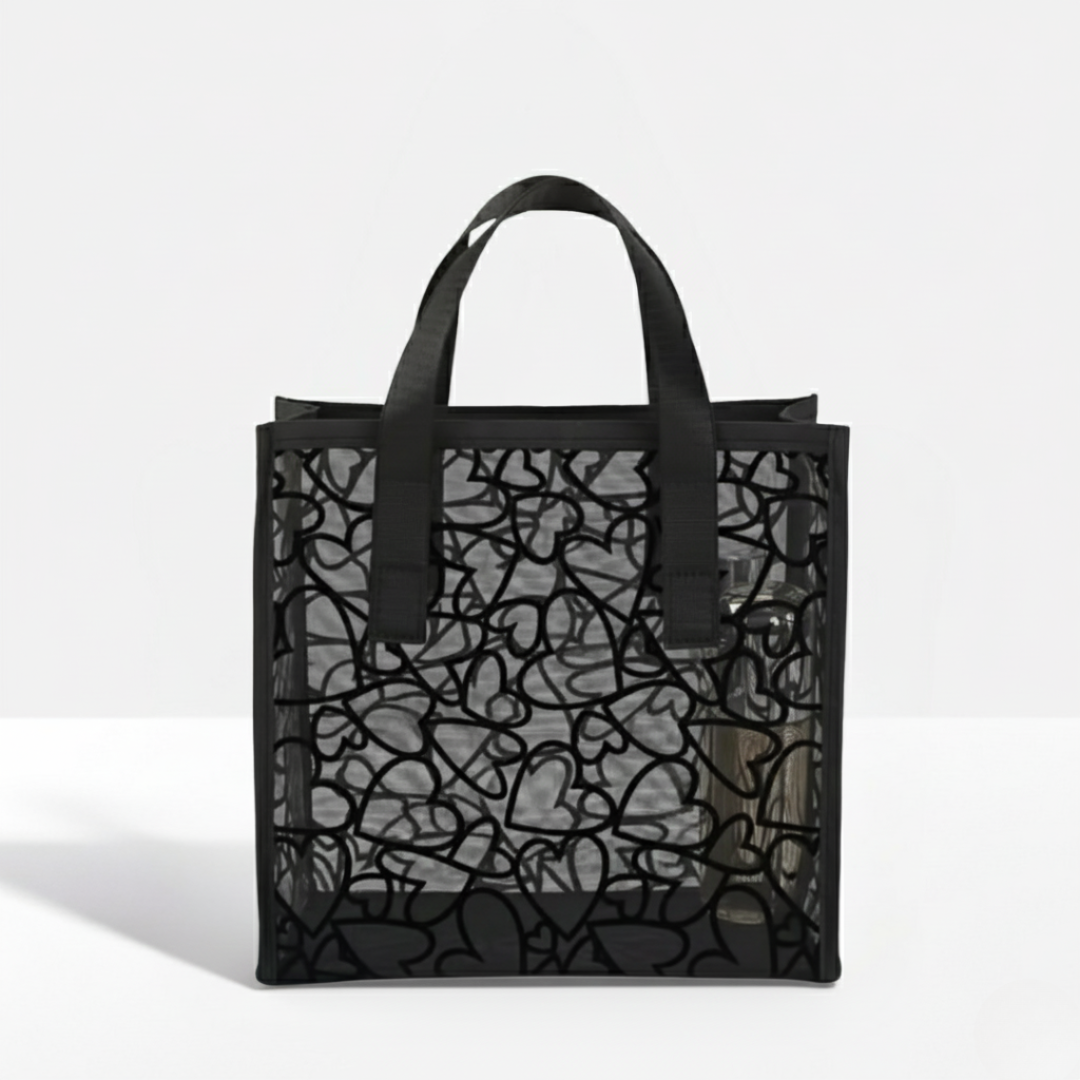 Breathable Black Mesh Carryall