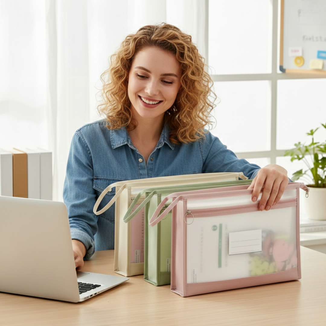 Clear A4 Document Organiser