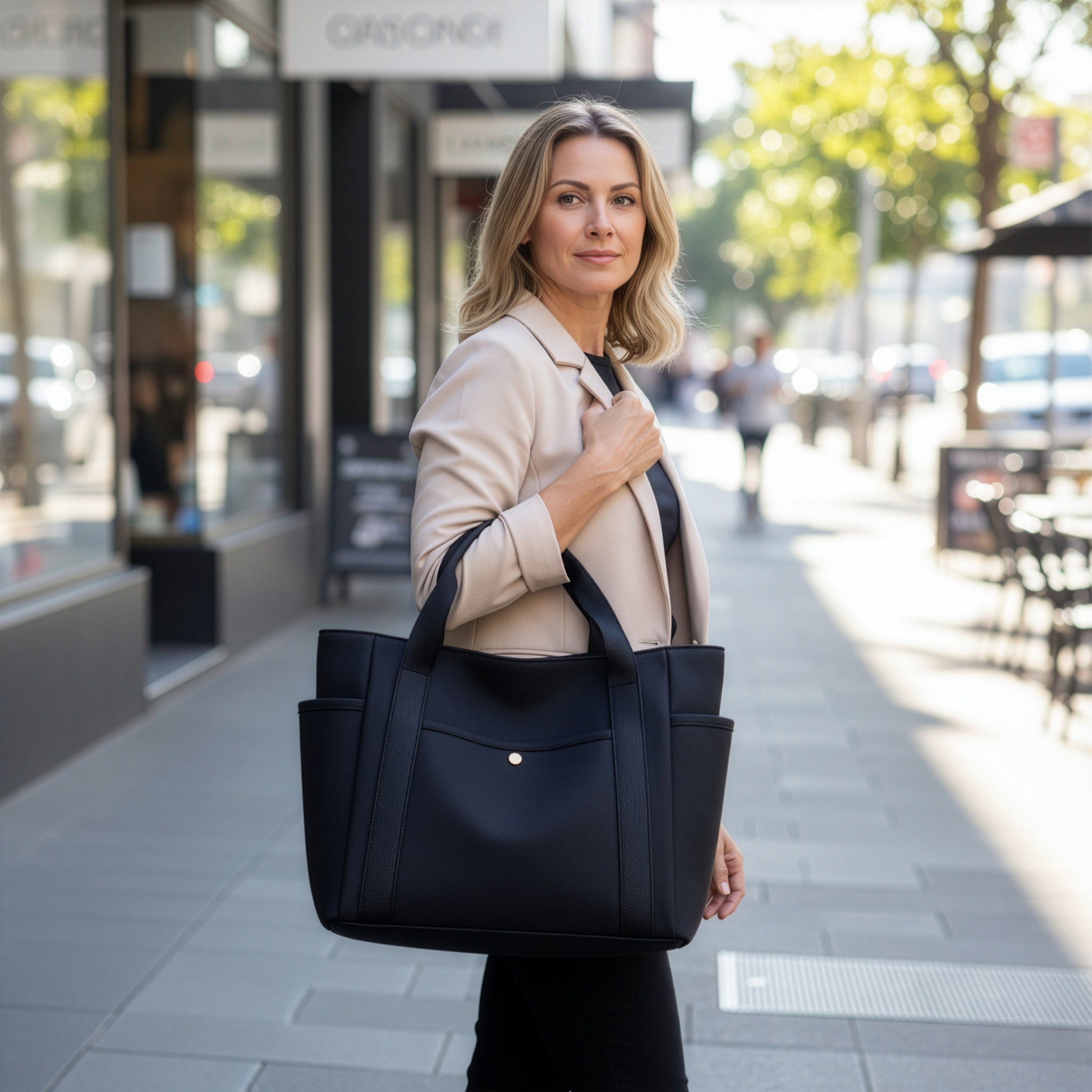 Sienna Canvas Shoulder Bag