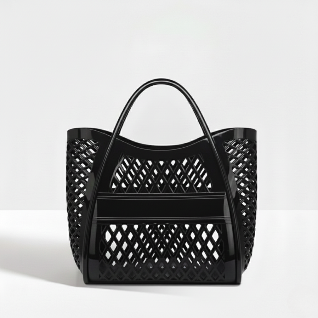 Livia Hollow Jelly Tote