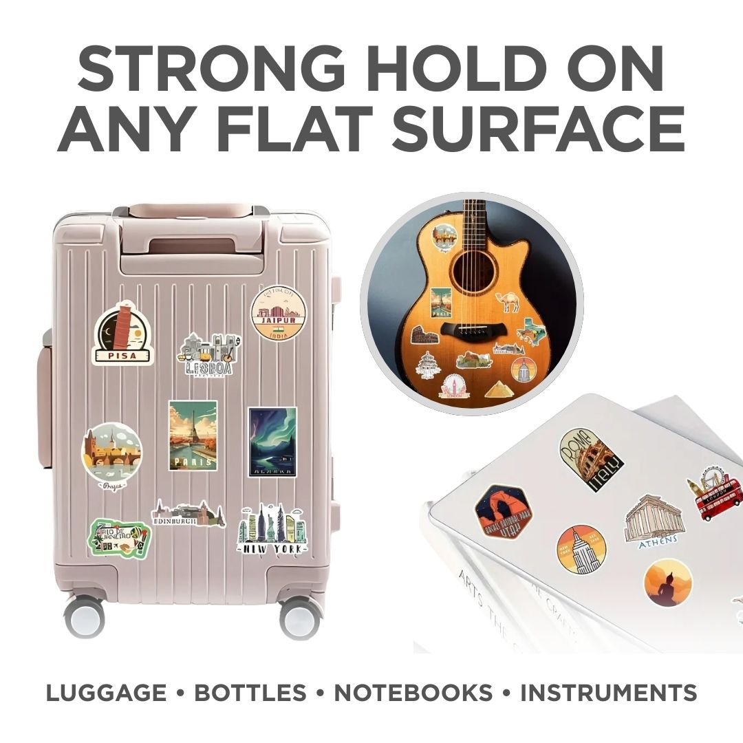 Luggage Travel Stickers | 100pc Set
