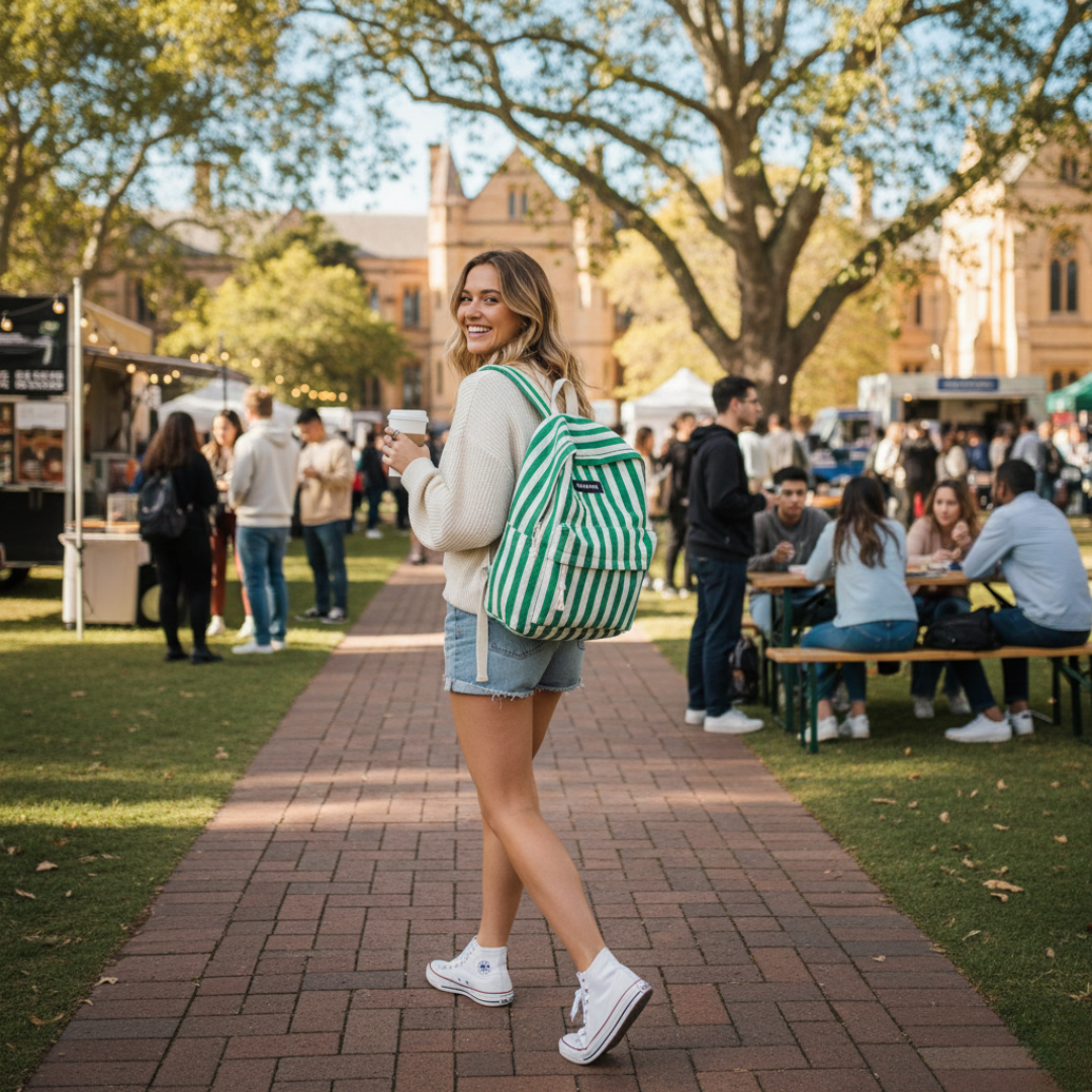 Seoul Stripe Backpack