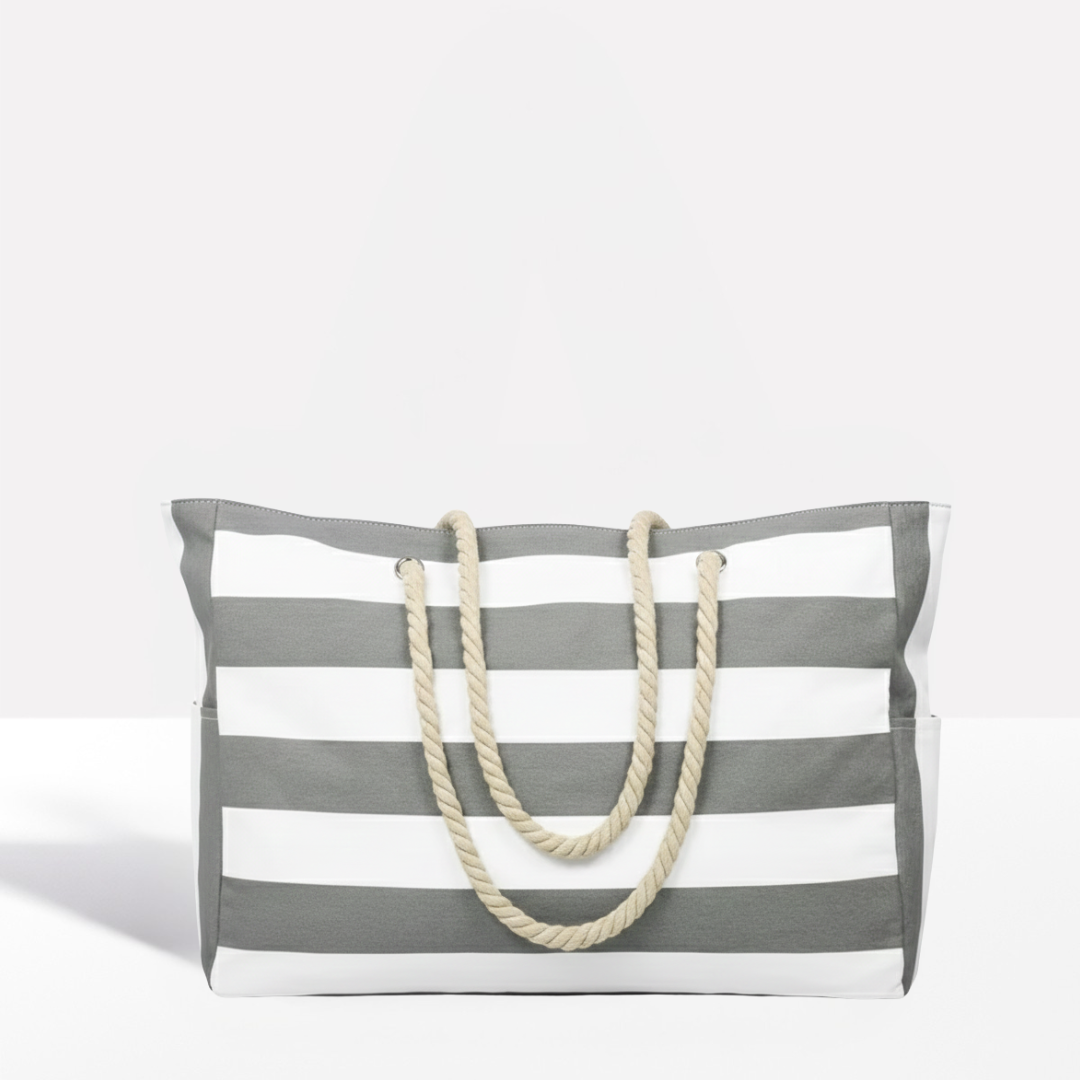 Nautical Striped Beach Carryall