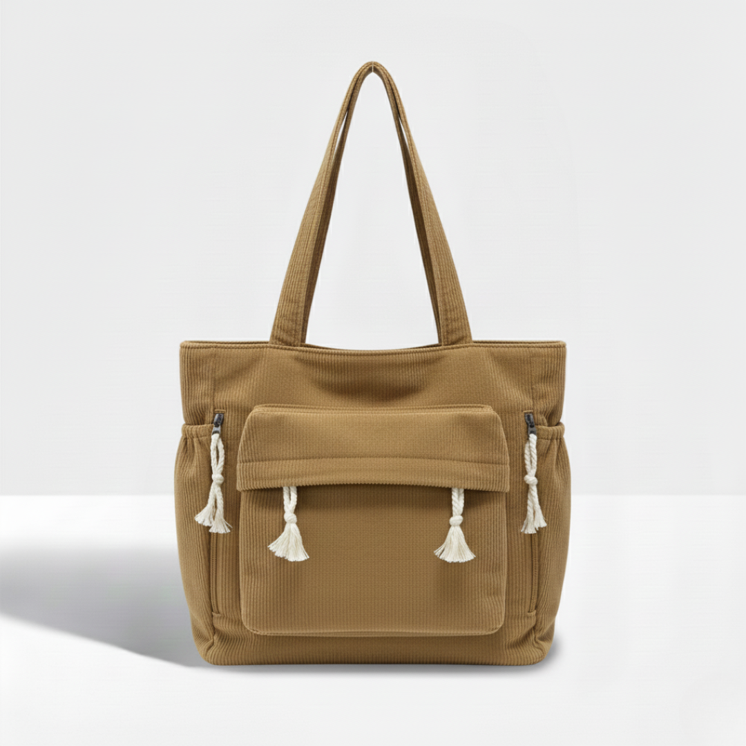 Sadie Corduroy Tote