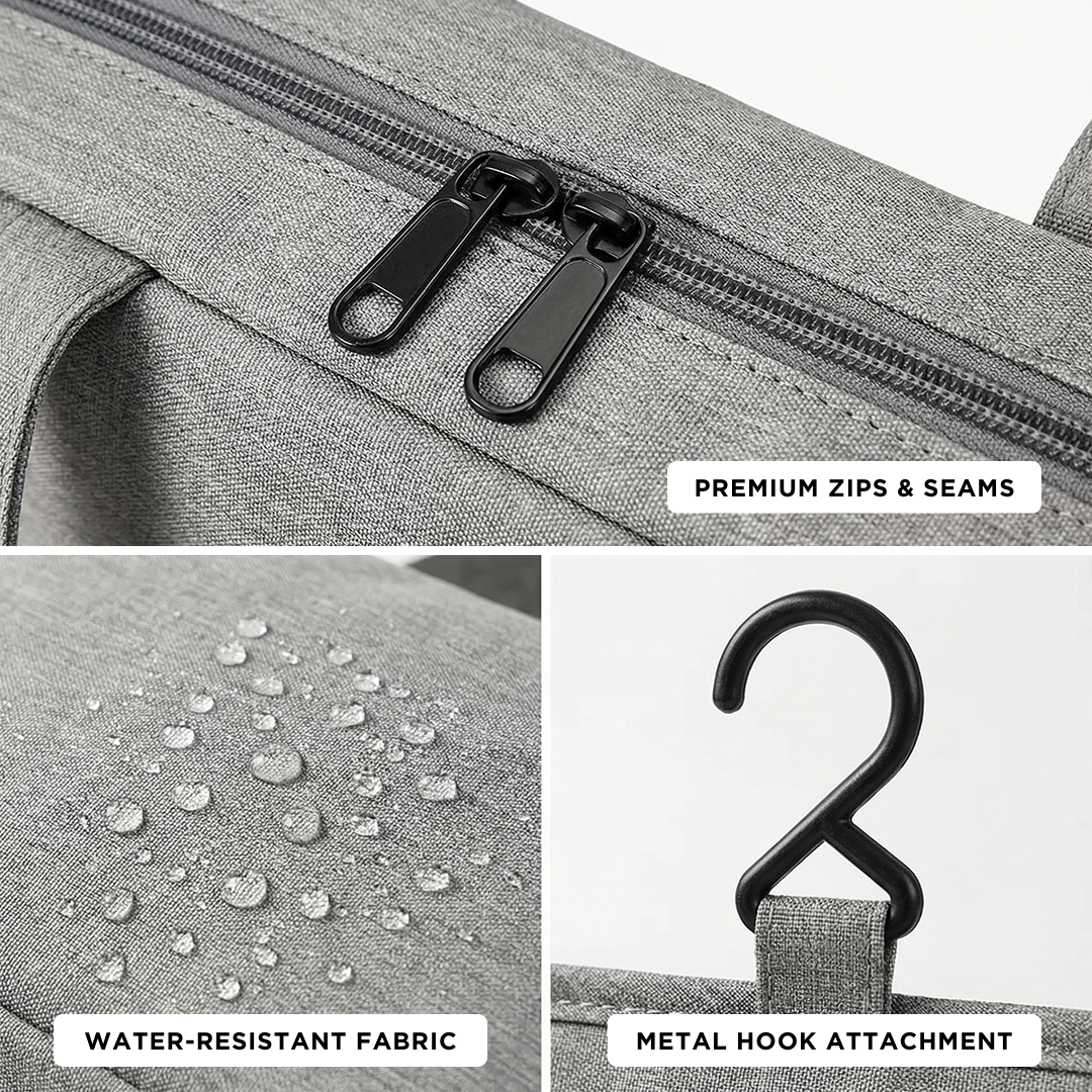 Sam | Multi-Compartment Toiletries Organiser