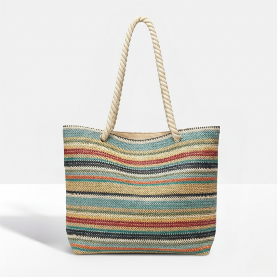 Woven Straw Beach Tote