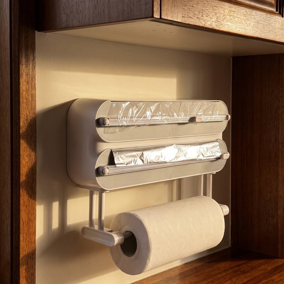 3 In 1 Cling Wrap Dispenser