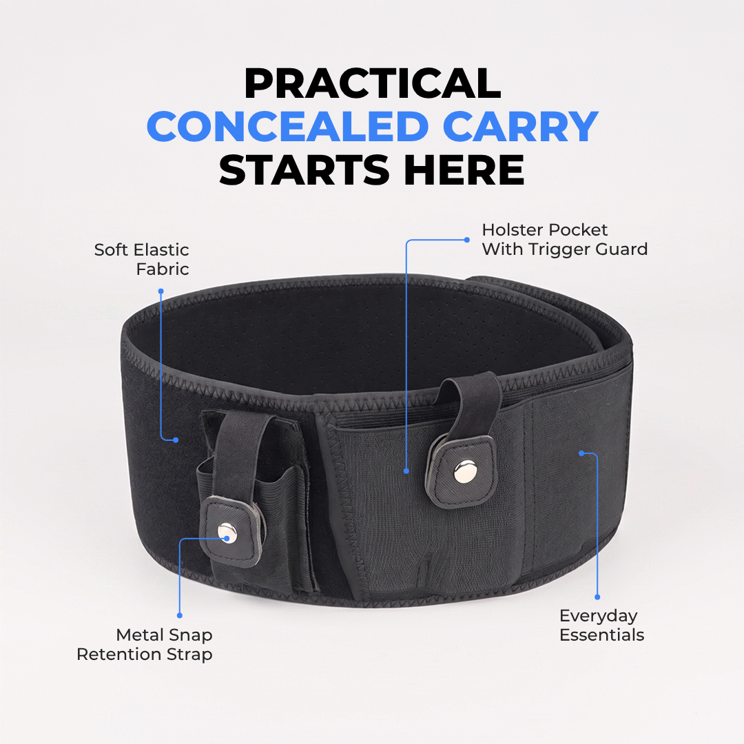 Unisex Concealed-Carry Belly Band Holster