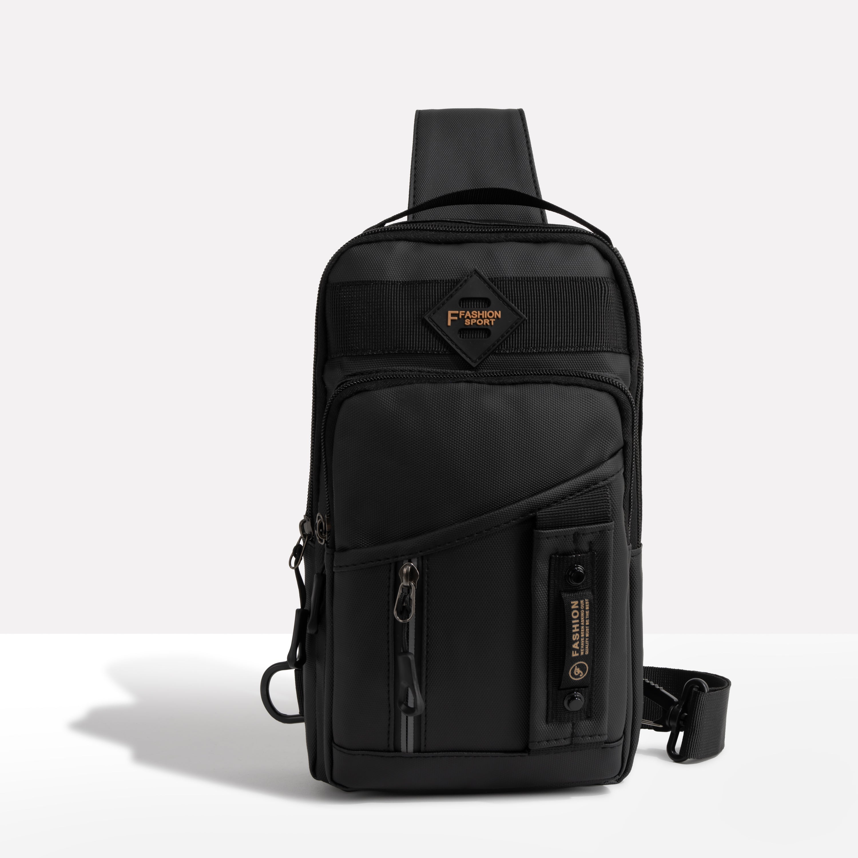 best mini anti theft backpack Men's Anti-Theft Chest Bag for Men - Black