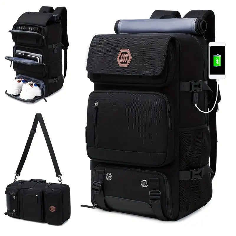 Wandelbare Rucksack-Reisetasche