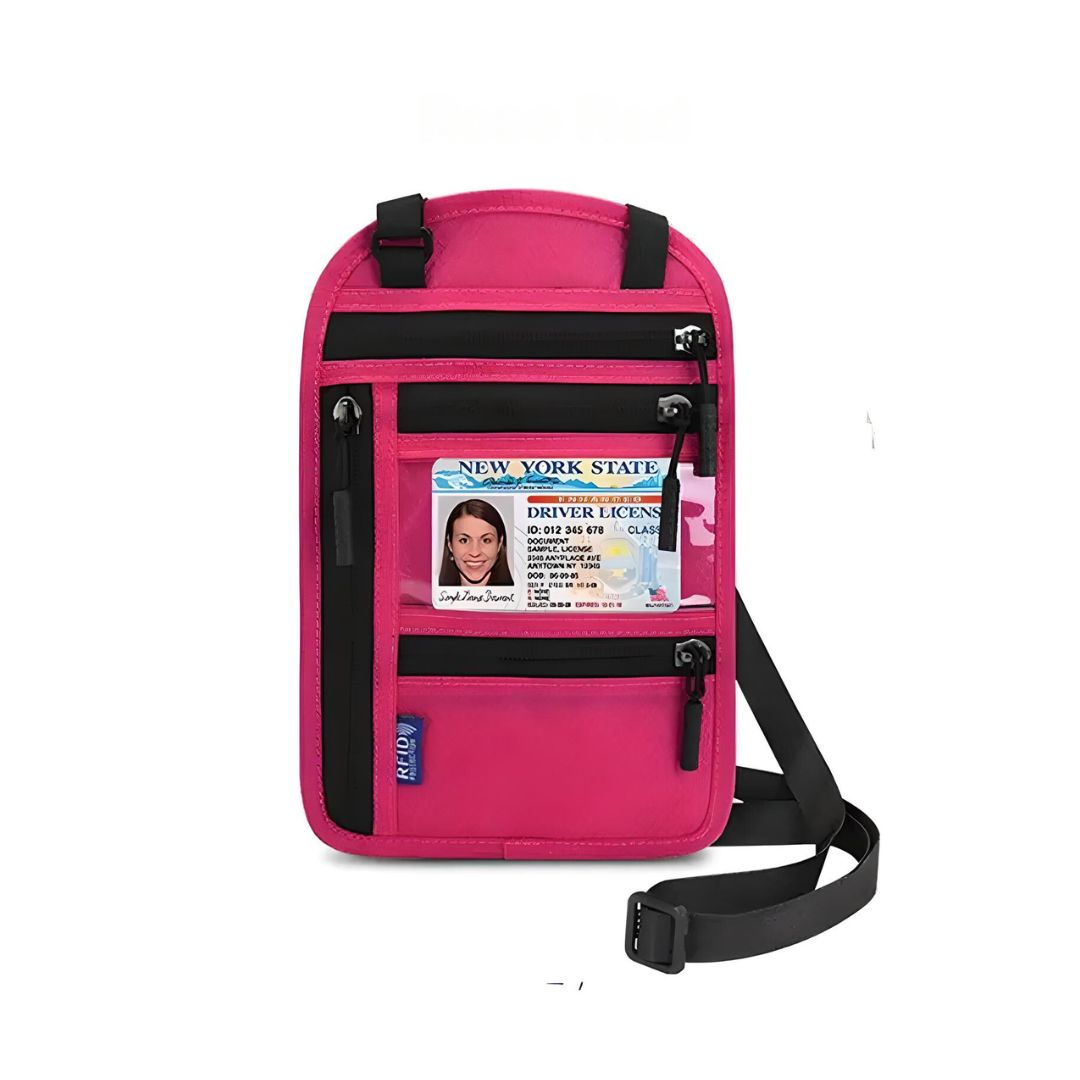 RFID-Reise-Halsbrieftasche