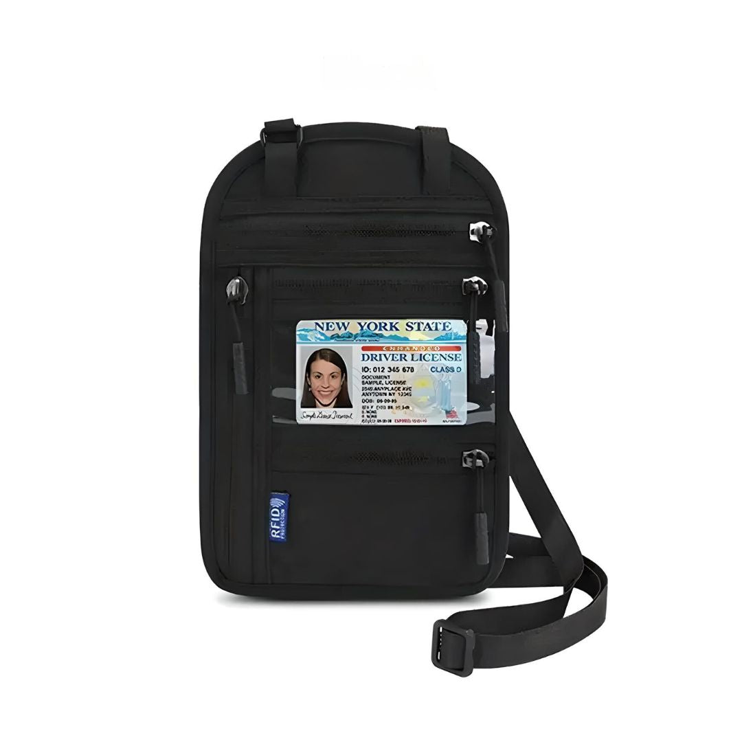 RFID-Reise-Halsbrieftasche