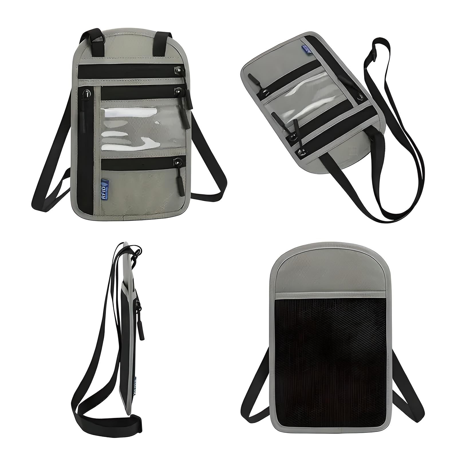 RFID-Reise-Halsbrieftasche