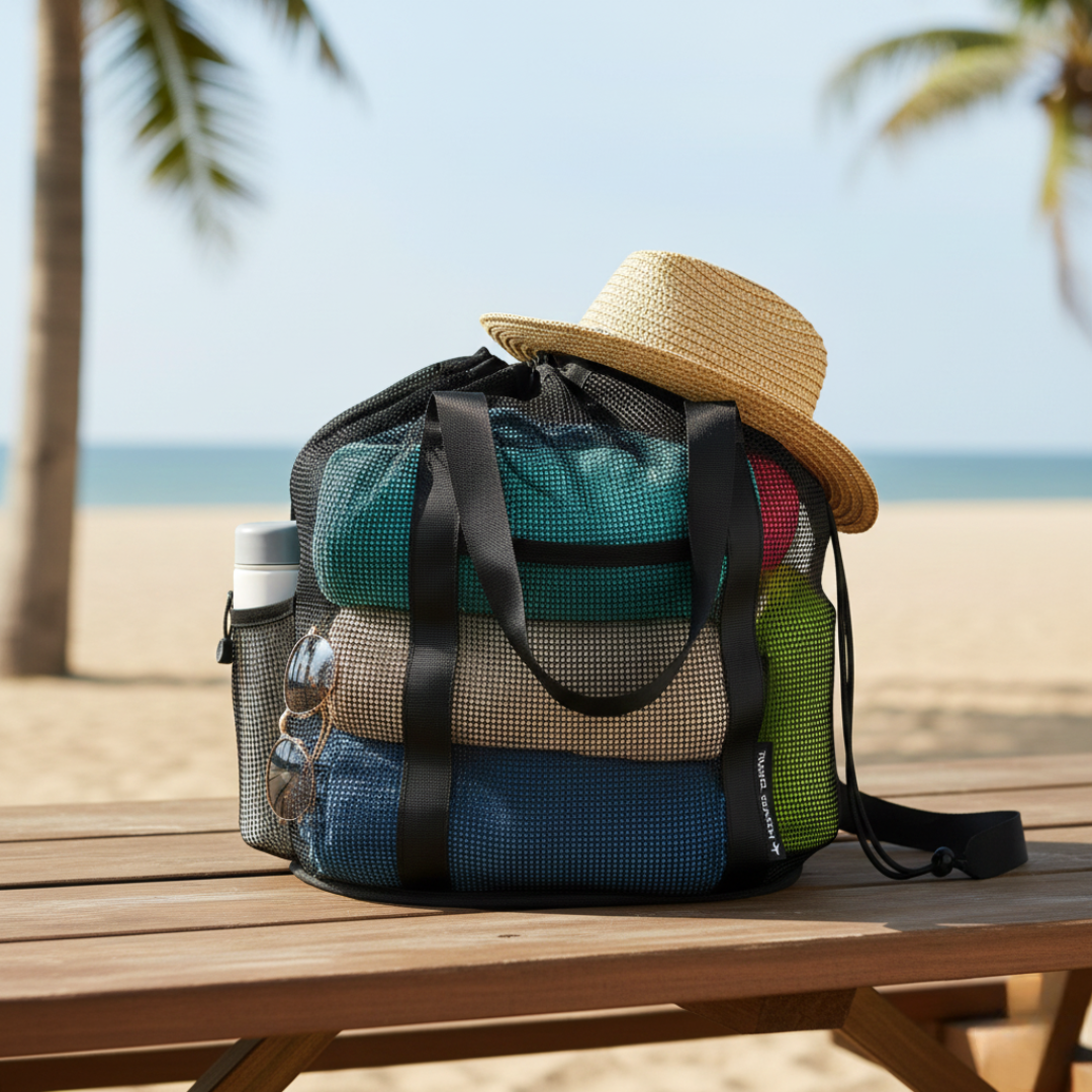 Alba Drawstring Beach Tote