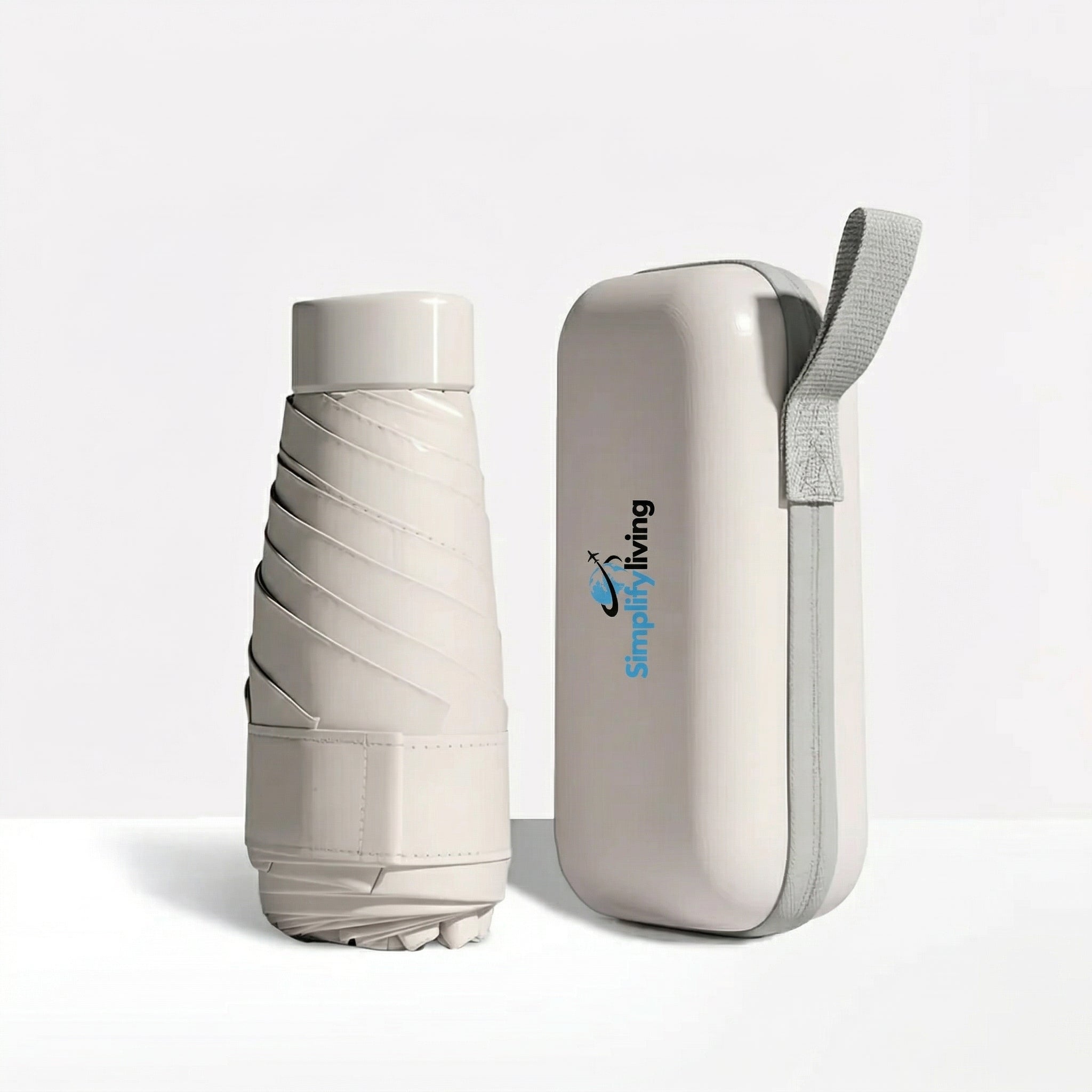 Compact Travel Umbrella & Case