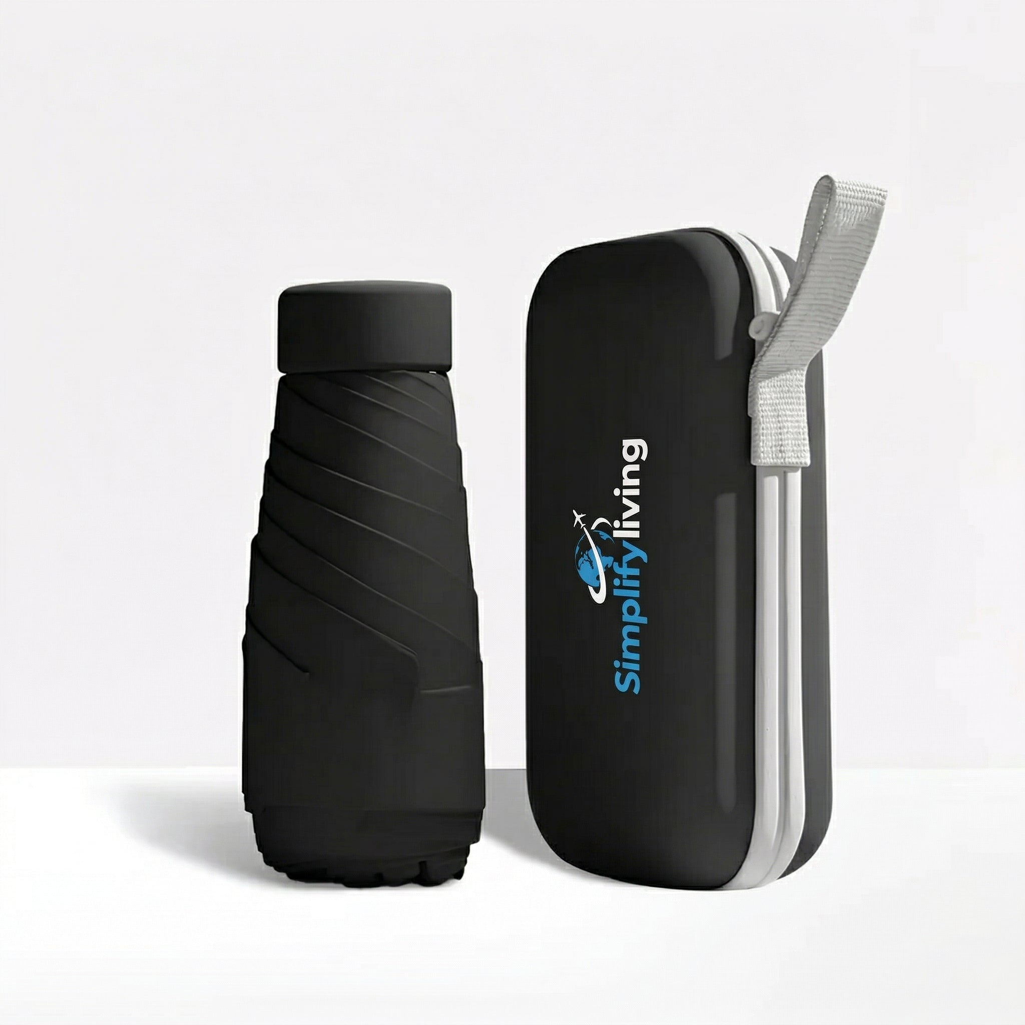 Compact Travel Umbrella & Case