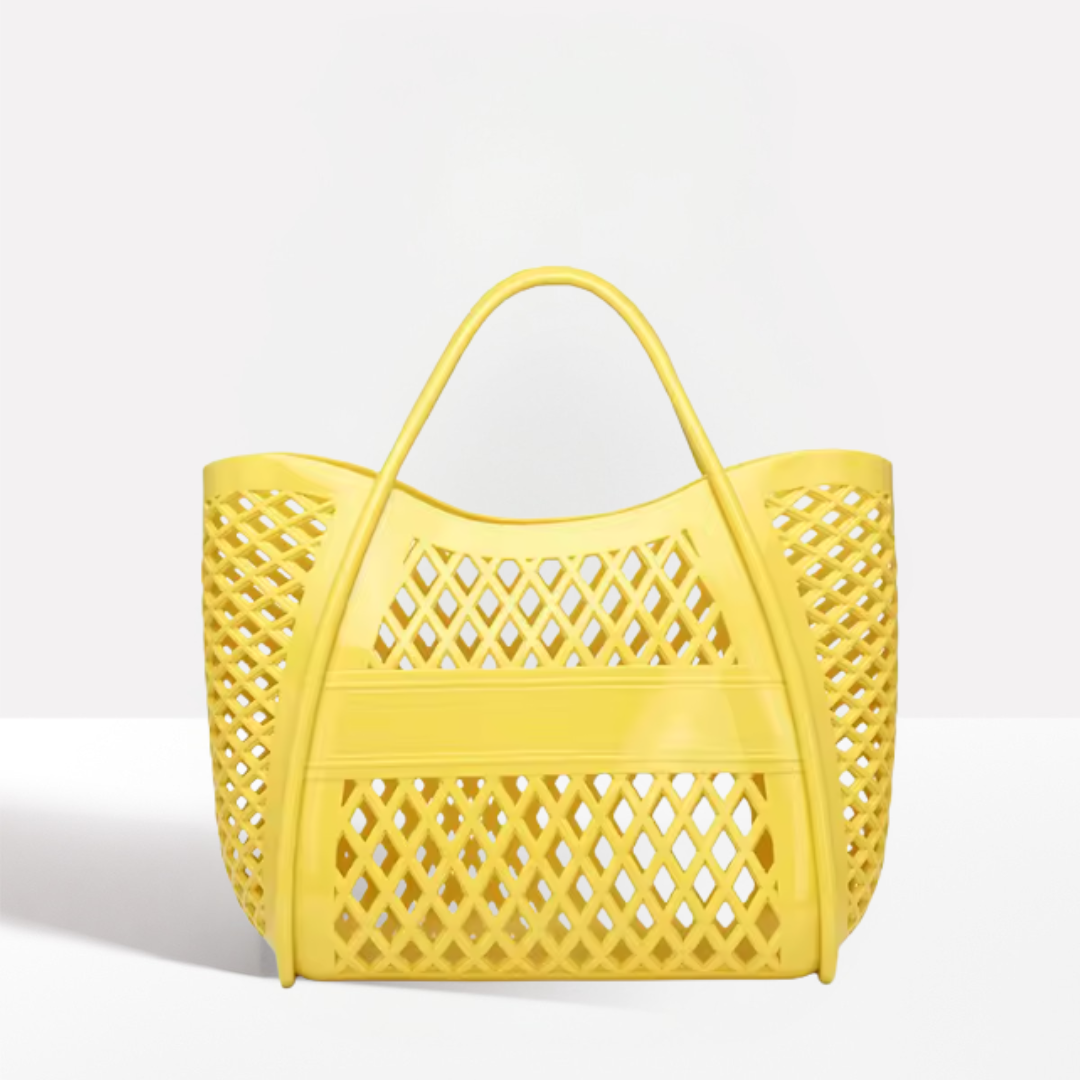 Livia Hollow Jelly Tote
