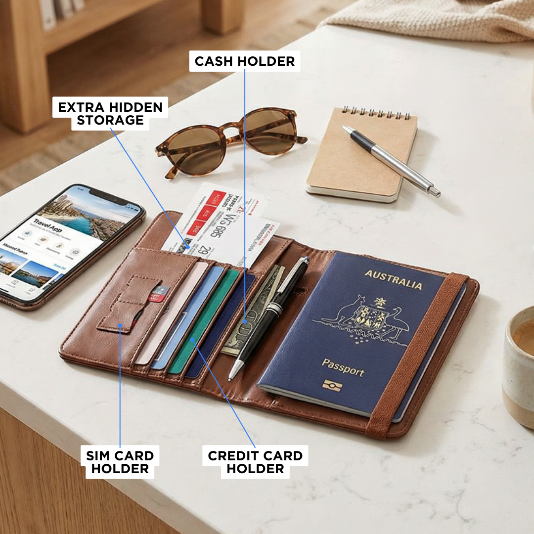 RFID Australian Passport Wallet