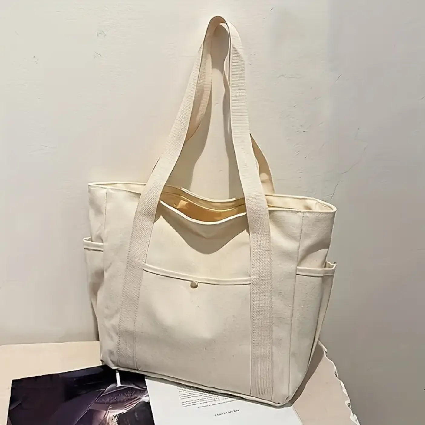 Sienna Canvas Shoulder Bag