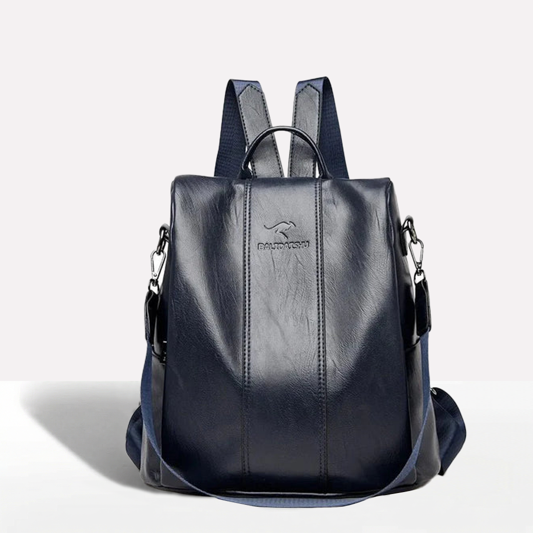 Tourer | Women's Anti-Theft Leather Backpack