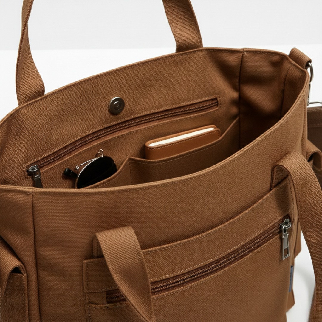 Zara Soft Oxford Tote