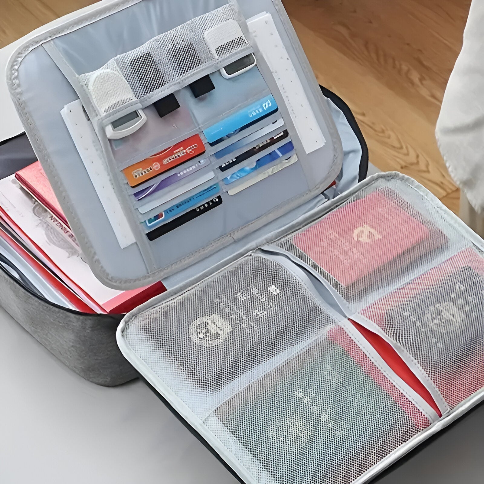 TravelSafe Dokumenten- und Reisepasstasche